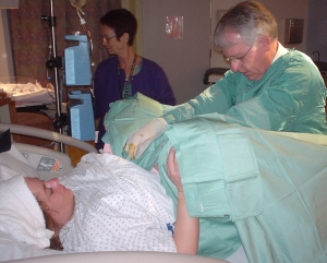 Dr. Frields and Laura on September 22, 2004